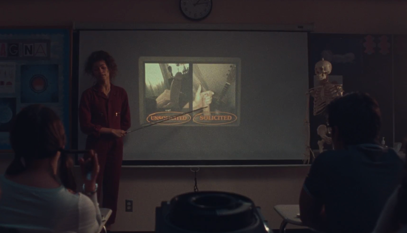 Zendaya Coleman’s character Rue gives a lecture on dick pics in Episode 3 of Euphoria